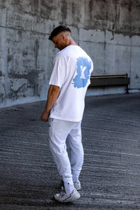 White Oversized Graphic Tee