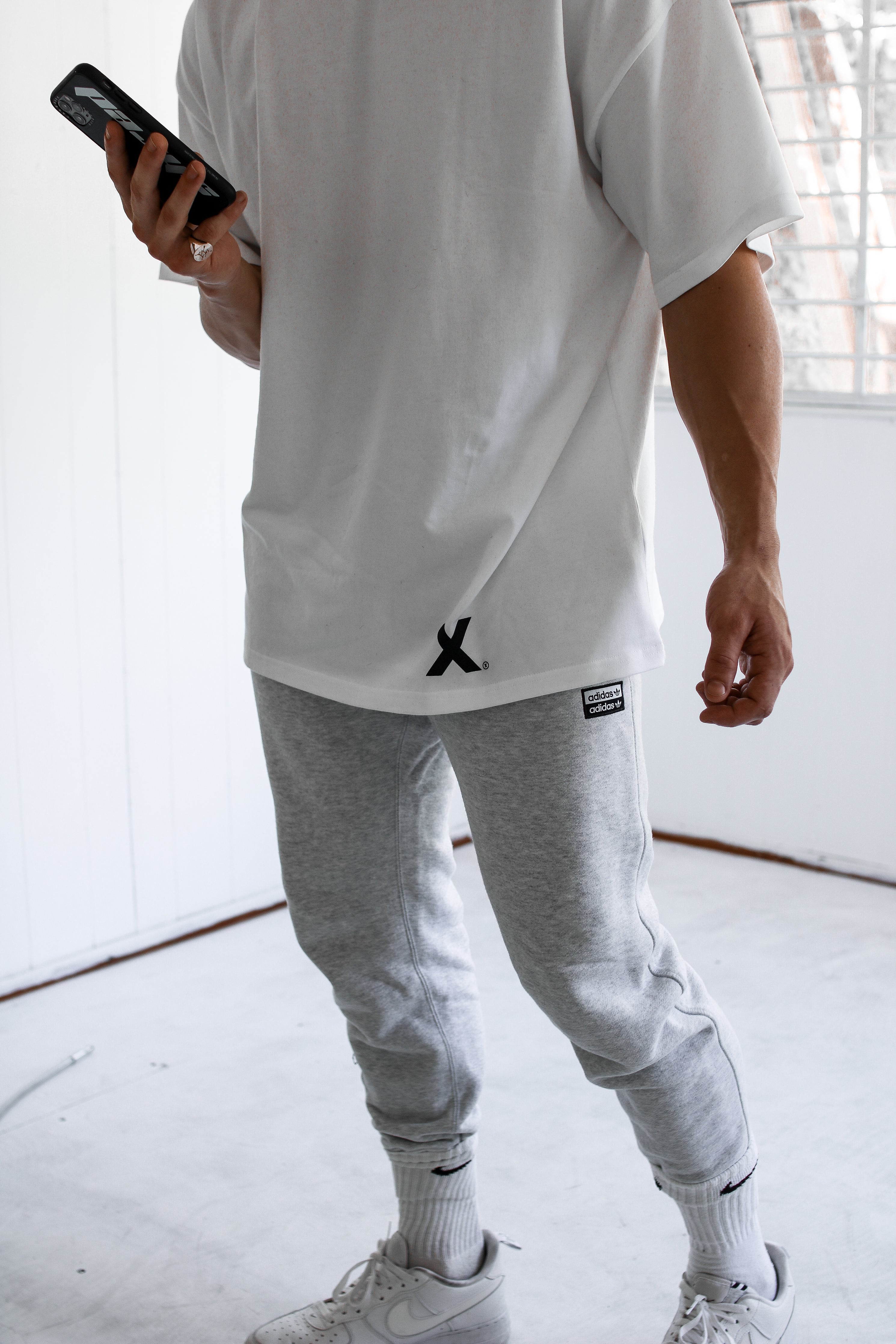 X. Oversized T-Shirt - White