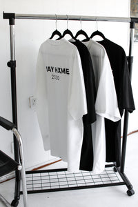 White Oversize STAY HXME T-Shirt